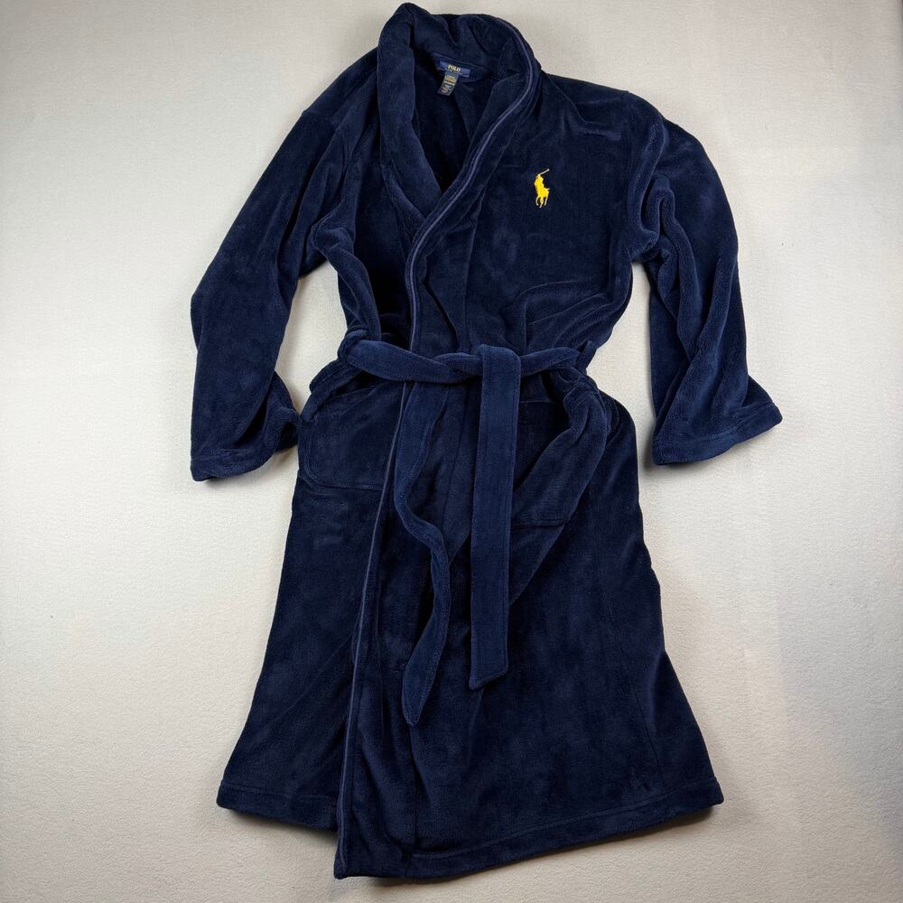 Polo Ralph Lauren Men Plush Fleece Robe S/M
